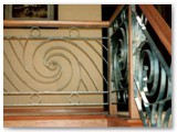 Patina Steel Interior Railings